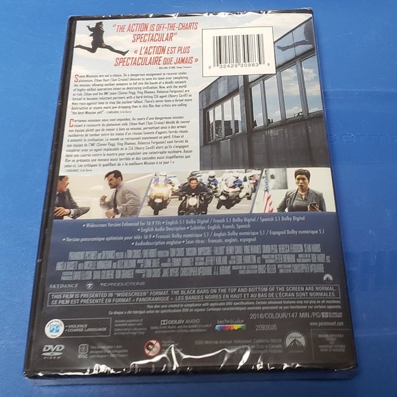 Mission Impossible Fallout DVD - Picture 2 of 2